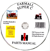 Farmall Super C Parts Manual PDF - Click Image to Close