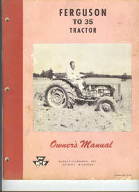 Ferguson TO 35 Owners Manual