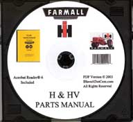 Farmall H & HV Parts Manual PDF - Click Image to Close