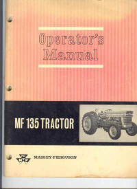 Massey-Ferguson MF 135 Operators