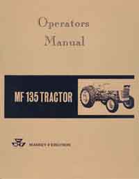 Massey Ferguson MF 135 Operators Manual PRINT