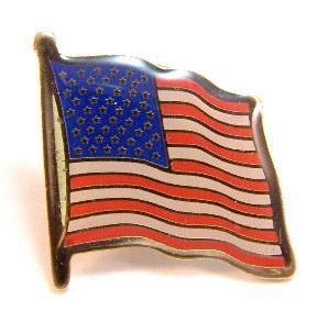 5 American Flag Lapel Pins