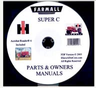 Farmall Super C Parts & Owners Manual PDF