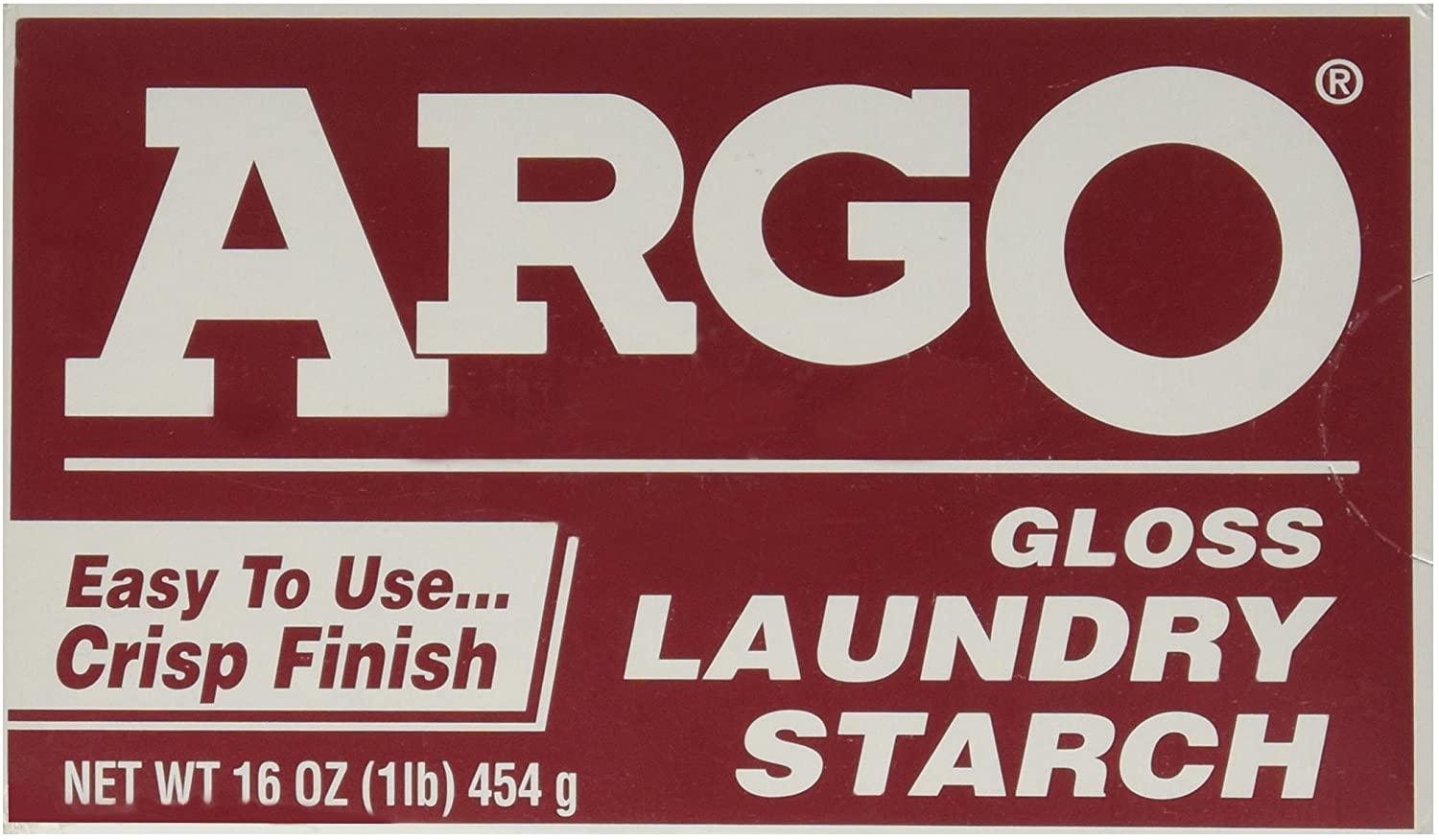 ARGO Gloss Laundry Starch 16oz 1 LB