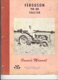 Ferguson TO 35 Operators Manual PRINT